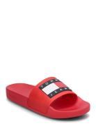 Tommy Jeans Flag Pool Slide Ess Tommy Hilfiger Red