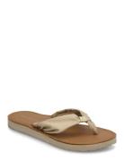 Th Elevated Beach Sandal Tommy Hilfiger Beige