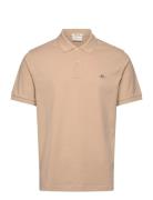 Reg Shield Ss Pique Polo GANT Beige