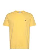 Reg Shield Ss T-Shirt GANT Yellow