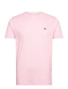 Slim Pique Ss T-Shirt GANT Pink