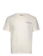 Printed Graphic Ss T-Shirt GANT Cream