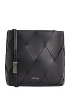 Ck Woven Square Crossbody Calvin Klein Black