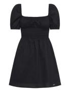 Tjw Cotton Voile Mini Dress Ext Tommy Jeans Black
