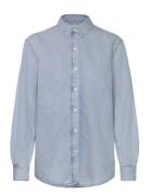 Ls Lw Denim Shirt Calvin Klein Blue