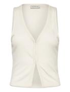Soft Touch Sleeveless Cardigan Calvin Klein Jeans Cream