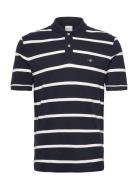 Striped Polo GANT Navy