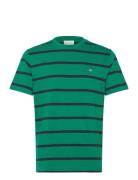 Striped Ss T-Shirt GANT Green