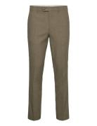 Slim Cot/Linen Suit Pants GANT Green