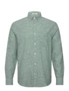 Reg Cotton Linen Shirt GANT Green