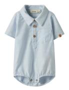 Nbmfrido Ss Loose Body Shirt Lil Lil'Atelier Blue