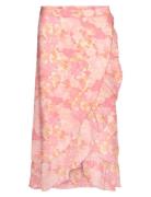 Vmsmilla H/W Wrap Skirt Wvn Ga Vero Moda Pink