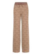 Monogram Jacquard Knitted Trousers Scotch & Soda Brown