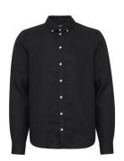 Cfanton Bd Ls Linen Shirt Casual Friday Black