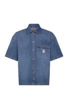 Ss Cj Overshirt Wrangler Blue