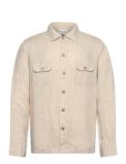 Bs Adamos Overshirt Shirt Bruun & Stengade Beige