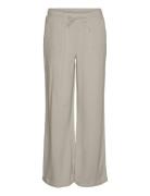 Vmjesmilo Hw Wide Pants Wvn Ga Girl Vero Moda Girl Cream