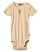 Rib Body S/S Edna Wheat Yellow