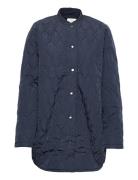 Kashalby Quilted Coat Kaffe Blue