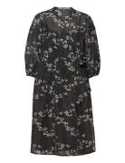 Davida Wrap Dress Second Female Black