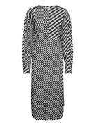 Mix Stripe Bailey Dress Mads Nørgaard Grey