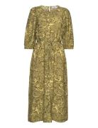 Mschdivina Ladonna 3/4 Dress Aop MSCH Copenhagen Yellow