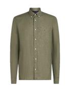 Pigment Dyed Li Solid Rf Shirt Tommy Hilfiger Khaki