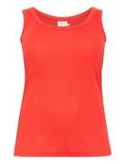 Kccarina Tank Top Kaffe Curve Orange