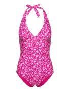 Haiti Halterneck Swimsuit Abecita Pink