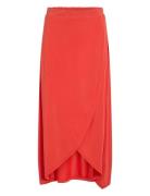 Vimodala Hw Wrap Skirt - Noos Vila Red