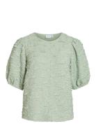 Visophia O-Neck 2/4 Top/Dc Vila Green