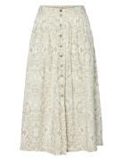 Yasara Hw Long Skirt S. YAS Beige