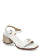 Mandy Mid Sandal Michael Kors White
