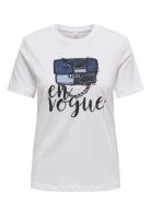 Onlemma Life Reg S/S Lady Top Jrs Noos ONLY White