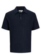 Jprccjoel Knit Polo Ss Sn Jack & J S Black