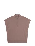 Knitted Vest, Kary Ivo Nikkolo Brown