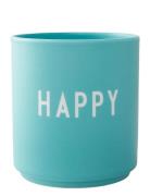 Favourite Cup - Celebration Design Letters Blue