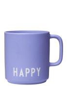 Vip Favourite Cup With Handle Design Letters Purple