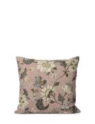 Cushion Cover Flower Linen, 50X50Cm Ceannis Pink
