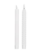 Cosy Forever Led Candles Design Letters White