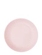 Confetti Lunch Plate W/Relief 1 Pcs . Giftbox Aida Pink