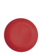 Confetti Lunch Plate W/Relief 1 Pcs . Giftbox Aida Red