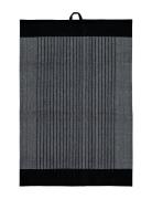 Kitchen Towel Ronja Recycled Stripe Noble House Black