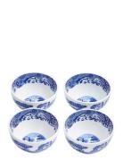 Blue Italian Dip Bowls - Set Of 4 Spode Blue
