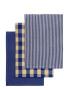 Tea Towels Recycle Engholm Textiles Blue