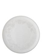 Winter Serving Plate Bloomingville White