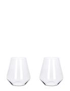 Ultima Mouthblown Crystal Glass Water 530 Ml. 2 Pcs. Giftbox Aida