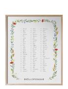 Bröllopsdagar Kunskapstavlan® Patterned