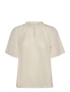 Brianasz Flared Blouse Saint Tropez Cream