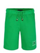 Tommy Flag Hilfiger Sweatshort Tommy Hilfiger Green